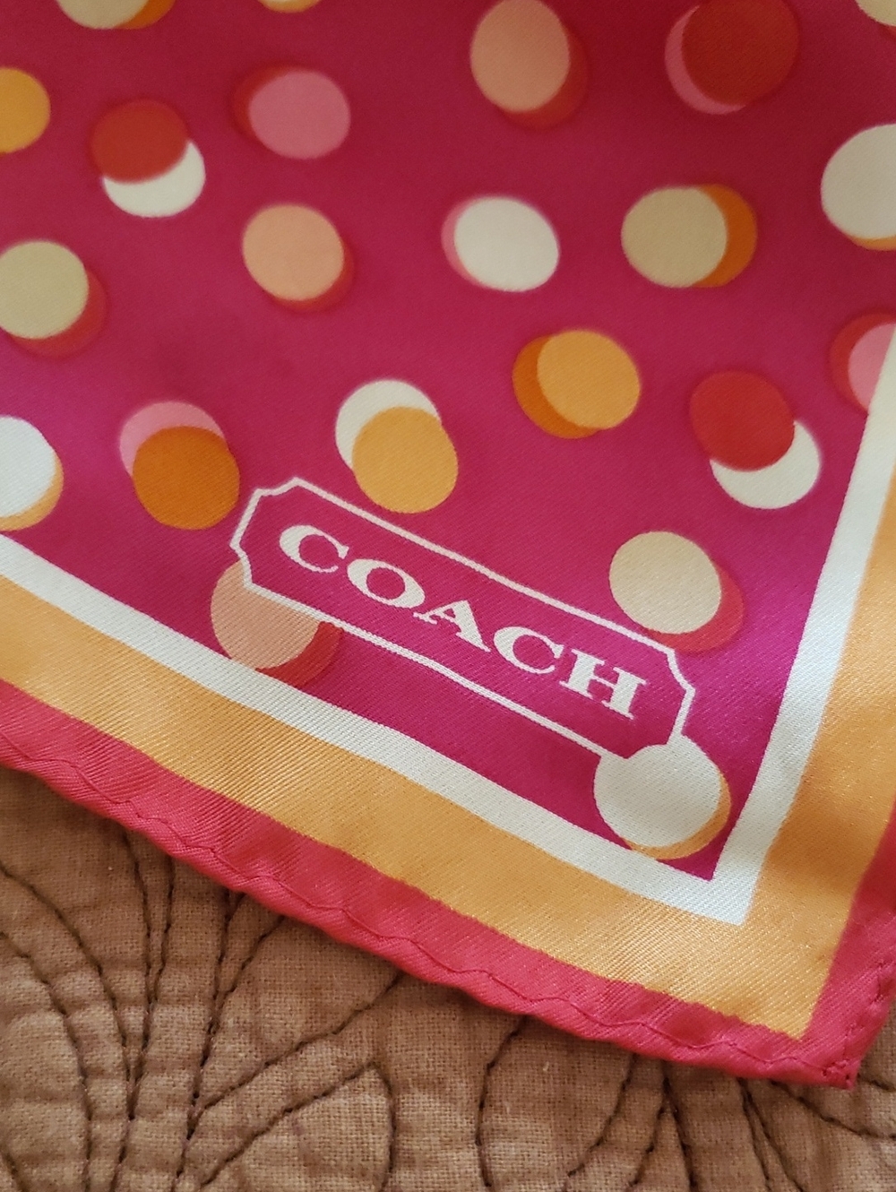 Coach Signature Scarf - Picture 3 of 6